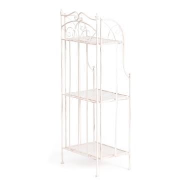 Этажерка Tetchair Secret De Maison Elisa PL08-10337 стальной сплав, античный белый, 41,50х20х108 см