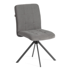 Стул обеденный Tetchair Medeo поворотный механизм 360, велюр, серый, 29