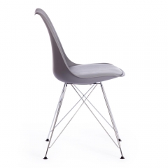 Стул Tetchair TULIP IRON CHAIR mod.EC-123 / 1 шт. в упаковке металл/пластик, 54,54883,5см, серый