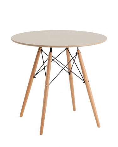 Стол Stool Group Eames DSW NEW D80 бежевый
