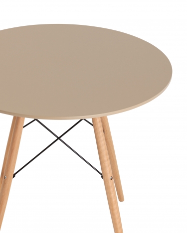 Стол Stool Group Eames DSW NEW D80 бежевый