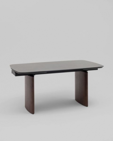 Стол обеденный Stool Group Астарта раскладной 160-240х90 см керамика темная