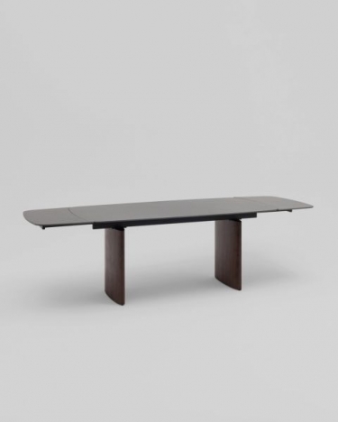 Стол обеденный Stool Group Астарта раскладной 180-260х90 см керамика темная