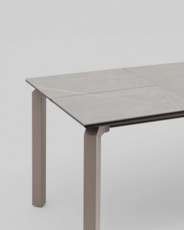 Стол обеденный Stool Group Varden раскладной 160-22090 см керамика серый