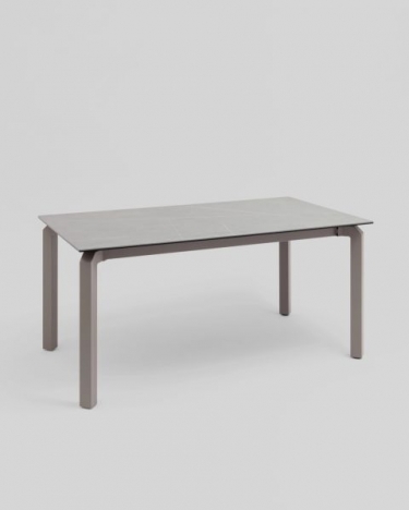 Стол обеденный Stool Group Varden раскладной 160-22090 см керамика серый
