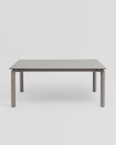 Стол обеденный Stool Group Varden раскладной 180-24090 см керамика темно-серый