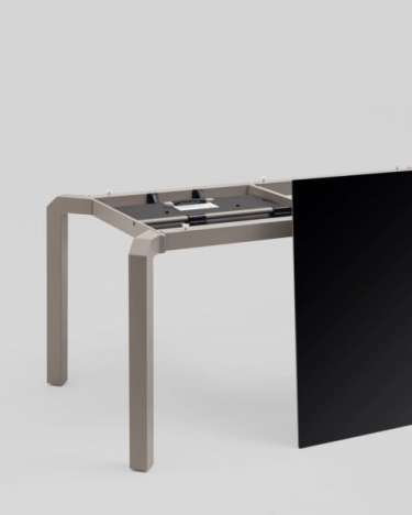 Стол обеденный Stool Group Varden раскладной 180-24090 см керамика темно-серый