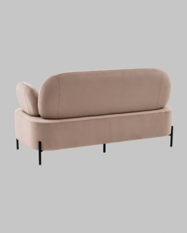 Диван Stool Group Кэнди велюр светло-серый