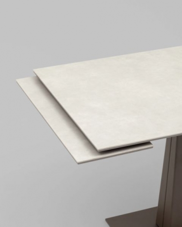 Стол Stool Group Арнон 120-180/80/76 см керамика Carmen light grey