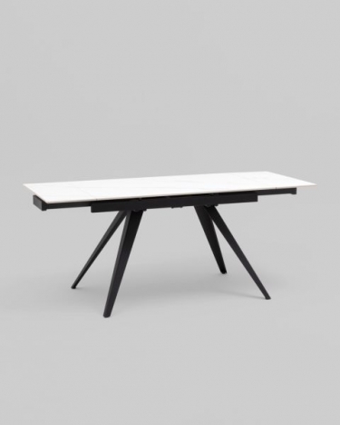 Стол раздвижной Stool Group Лоуренс 120-180х80х76 см SnowMountainStone керамика