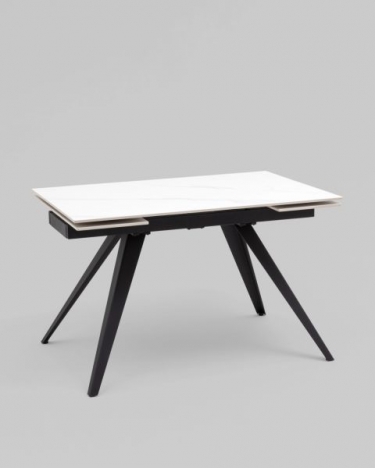 Стол раздвижной Stool Group Лоуренс 120-180х80х76 см SnowMountainStone керамика