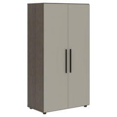 Шкаф с глухими средними дверьми Skyland VELION VENEER VRMCS 80.1 Американский орех Яшма черная
