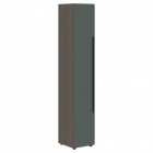 Шкаф-колонка с 3 глухими малыми дверьми правый Skyland VELION VENEER VRHCS 40.8 R Американский орех Яшма черная