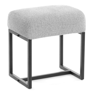 Пуф Tetchair Charli Lux/Чарли Люкс П велюр/букле, VT shape silver