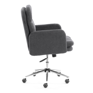 Кресло Tetchair Dover хром букле, серый, barni grey
