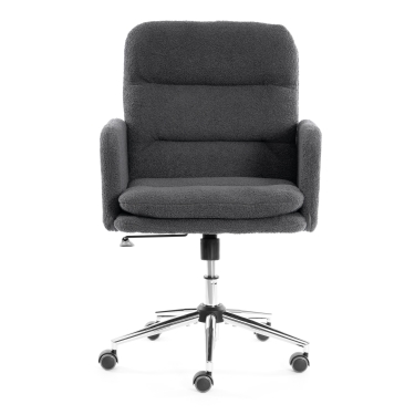 Кресло Tetchair Dover хром букле, серый, barni grey