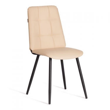 Стул обеденный Tetchair Asti 2 шт. в упаковке TREND, экокожа , бежевая, 50х55х93