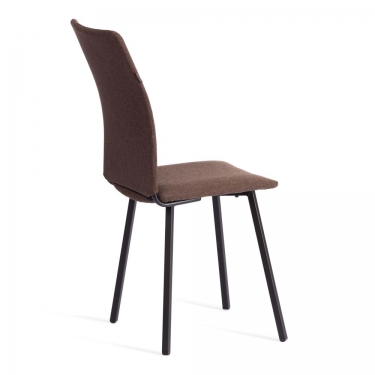 Стул обеденный Tetchair La Rousse 2 шт. в упаковке NEW, ткань рогожка, коричневый/черный, 3М7-147, 45х55х93 см