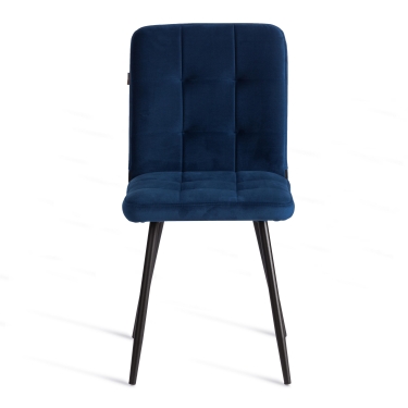 Стул обеденный Tetchair Medeo 2 шт. в упаковке LT, велюр, Blue синий, 45х56х89 см