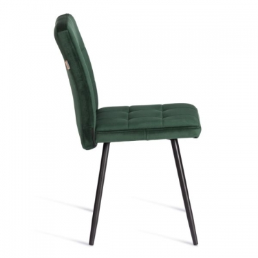 Стул обеденный Tetchair Medeo 2 шт. в упаковке LT, велюр, Deep Forest изумруд, 45х56х89 см