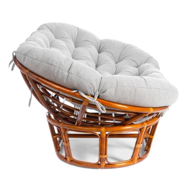Диван Tetchair MAMASAN/МАМАСАН 23/02 W /с подушкой/ 169х102х80 см, Cognac коньяк, матрац 182х119 см, ткань серо-бежевая 3М 16/2
