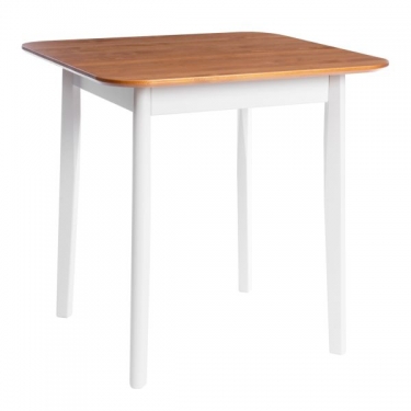 Стол Tetchair Соната Люкс/ Sonata Lux table, 75х75х73 см массив сосны, антик/белый, 75х75х73 см