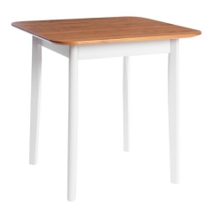 Стол Tetchair Соната Люкс/ Sonata Lux table, 75х75х73 см массив сосны, антик/белый, 75х75х73 см