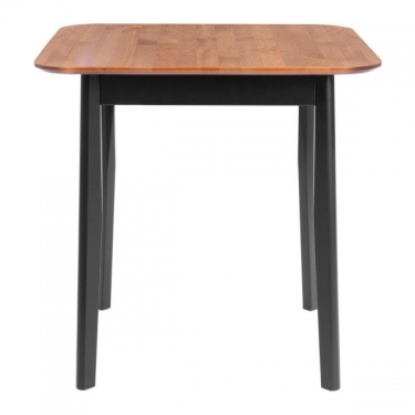 Стол Tetchair Соната Люкс/ Sonata Lux table, 75х75х73 см массив сосны, антик/черный, 75х75х73 см