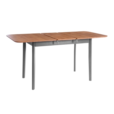 Стол Tetchair Соната Люкс раздвижной/Sonata Lux extension table массив сосны, антик /графит, 120-150х75х73 см
