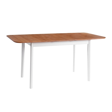 Стол Tetchair Соната Люкс раздвижной/Sonata Lux extension table массив сосны, антик/белый, 120-150х75х73 см