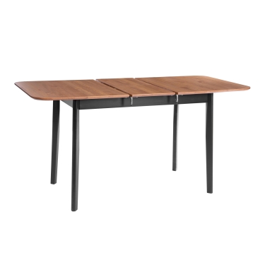 Стол Tetchair Соната Люкс раздвижной/Sonata Lux extension table массив сосны, антик/черный, 120-150х75х73 см