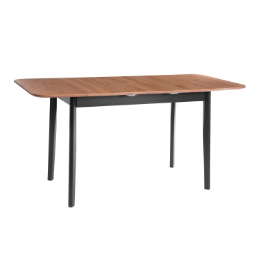 Стол Tetchair Соната Люкс раздвижной/Sonata Lux extension table массив сосны, антик/черный, 120-150х75х73 см