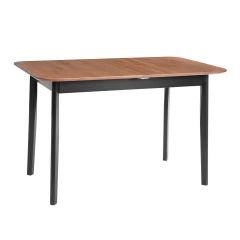 Стол Tetchair Соната Люкс раздвижной/Sonata Lux extension table массив сосны, антик/черный, 120-150х75х73 см