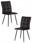 Стул обеденный Tetchair Bari 2 шт. в упаковке LT, экокожа , черная, 41х55х89 см