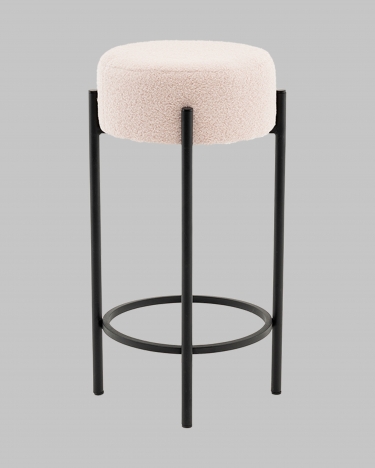 Стул барный Stool Group Беккет букле бежевый