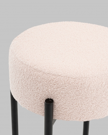 Стул барный Stool Group Беккет букле бежевый
