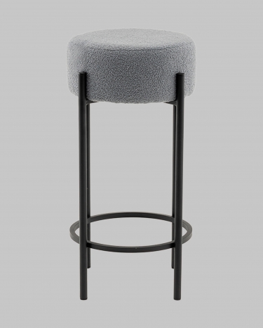 Стул барный Stool Group Беккет букле светло-серый