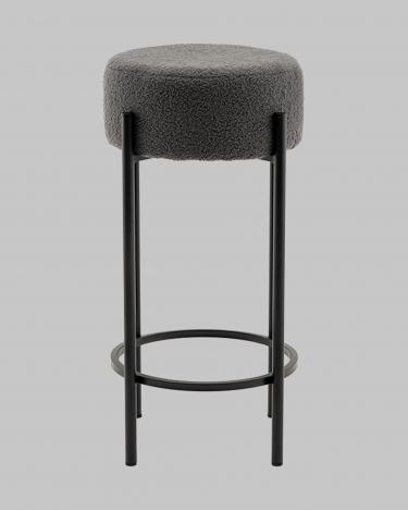 Стул барный Stool Group Беккет букле темно-серый