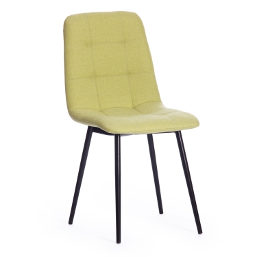 Стул Tetchair CHILLY MAX / 1 шт. в упаковке ткань/металл, 45 х 54 х 90 см , фисташковый 64/черный