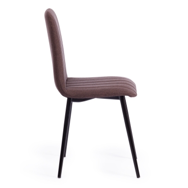 Стул Tetchair ARC / 1 шт. в упаковке ткань/металл, 46 х 52 х 88 см, коричневый 01/черный
