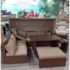 Комплект мебели с диваном AFM-320B-T320 Brown Афина-мебель AFM-320B-T320 Brown