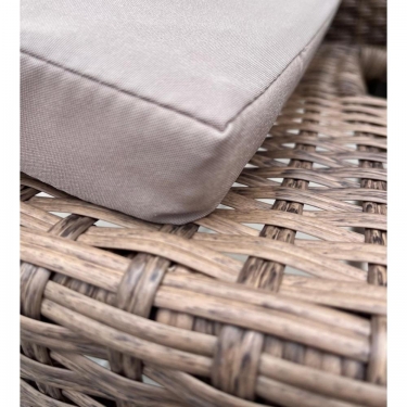 Плетеное кресло Афина-мебель AFM-353CL Beige + подушка