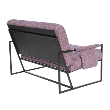 Диван Tetchair Charli LUX Д/Чарли Люкс велюр/букле, VT shape wood rose