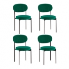 Стул Stool Group Бриф DD велюр зеленый 4 шт.