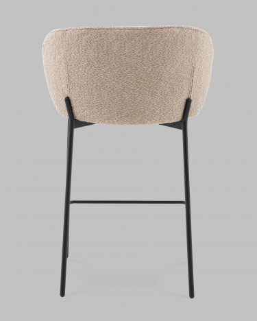 Стул полубарный Stool Group Тисдейл букле бежевый
