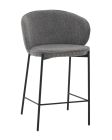 Стул полубарный Stool Group Тисдейл букле темно-серый