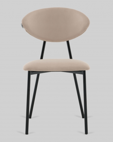 Стул обеденный Stool Group Квинси велюр кремовый