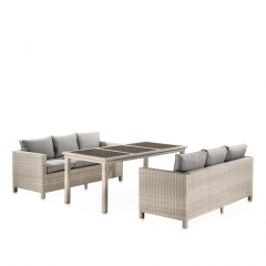 Комплект плетеной мебели Афина-мебель T365/S65C-W85 Latte