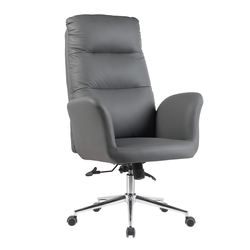 Кресло руководителя Stool Group TopChairs Solid NC серый