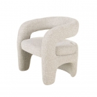 Кресло лаунж Stool Group Bones серебристый
